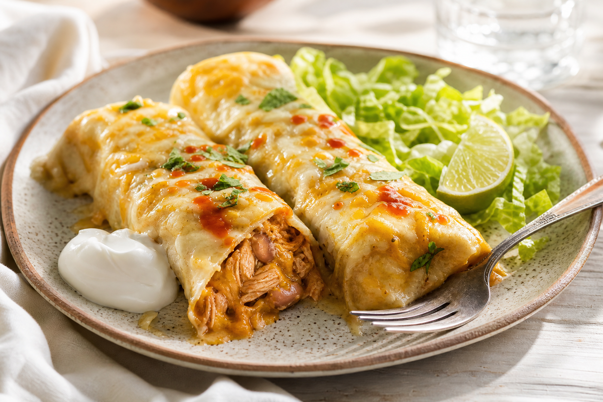 Two on a plate is a real dinner for under three dollars a person