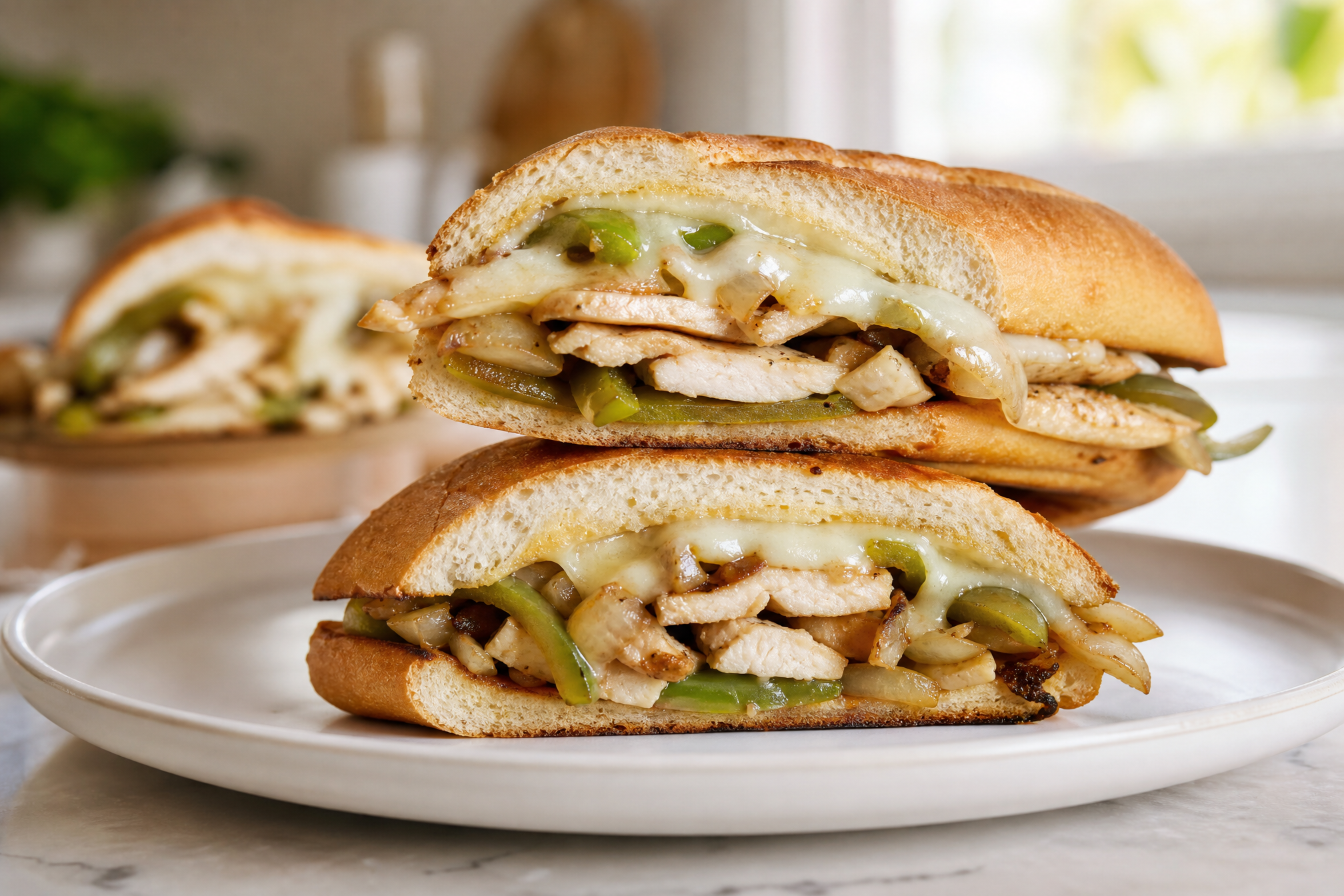 Two loaded sandwiches at home, about $3.13 each. The counter wants $13